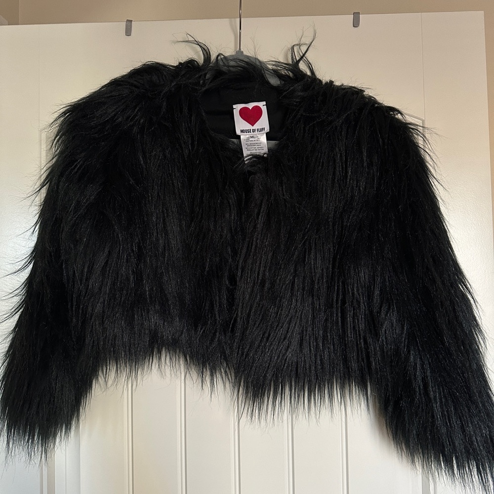 House of fluff fur jacket